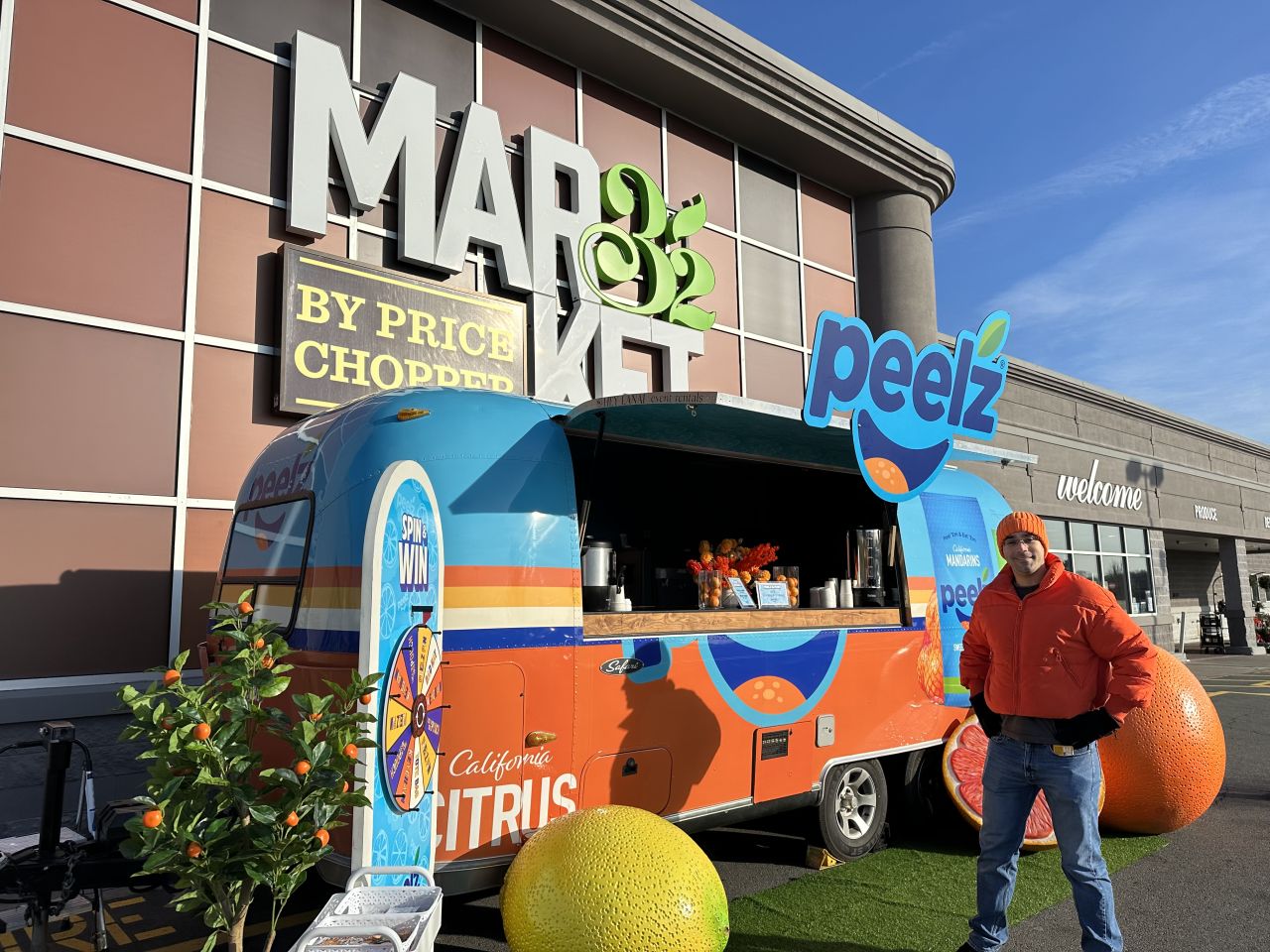 Peelz California Mandarins - National Grocery Road Tour street team activation, photo 6 of 6